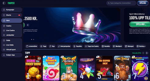 swiper casino Gameplay